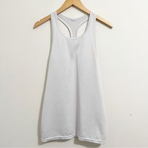 Zyia White Racerback Tank Top